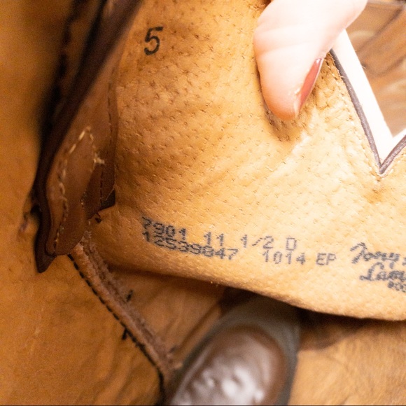 TONY LAMA Men’s Stallion 7901 Cowboy Boots Brown Size 11.5 - Picture 12 of 15